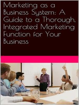 cover image of Marketing as a Business System
